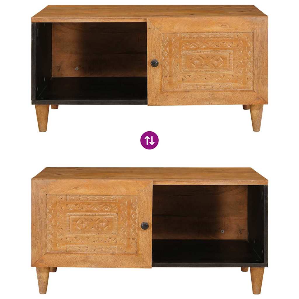 Salontafel Licht Bruin 80 x 50 x 40 cm Massief acaciahout