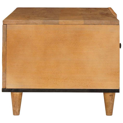 Salontafel Licht Bruin 80 x 50 x 40 cm Massief acaciahout