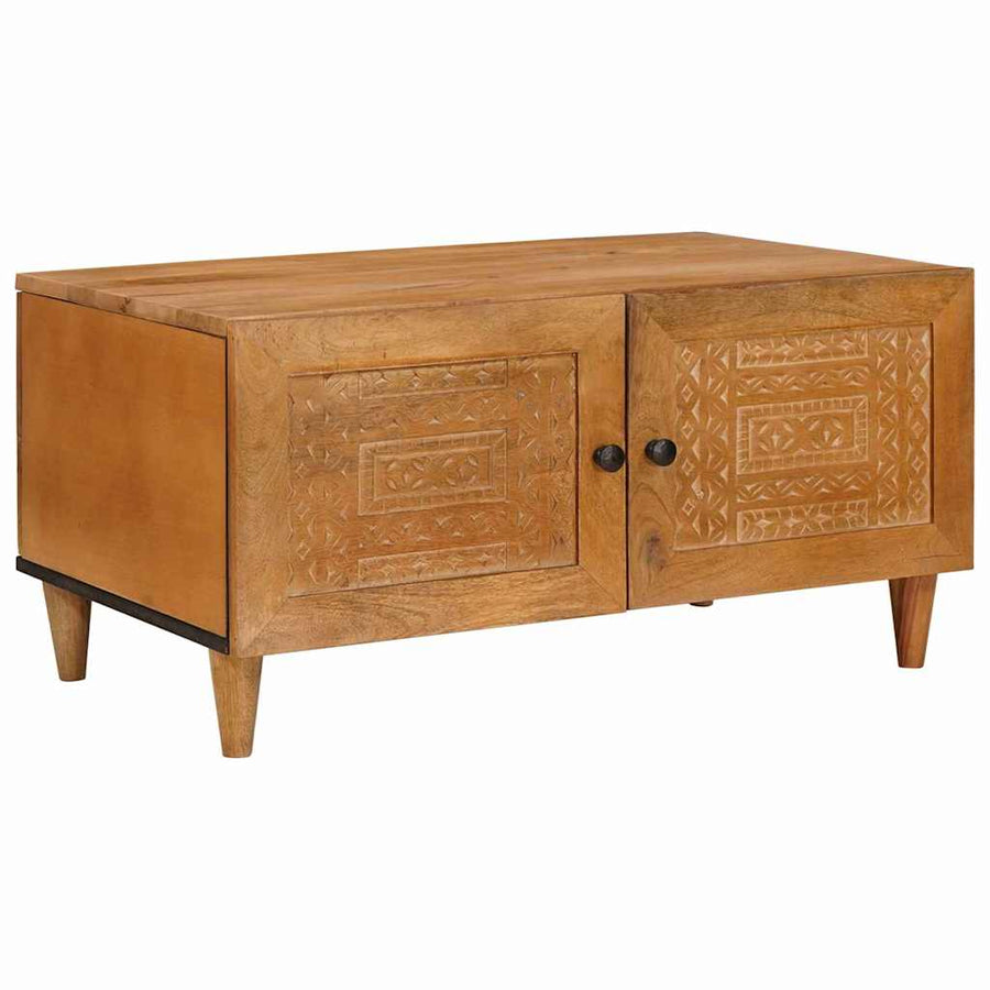 Salontafel Licht Bruin 80 x 50 x 40 cm Massief acaciahout