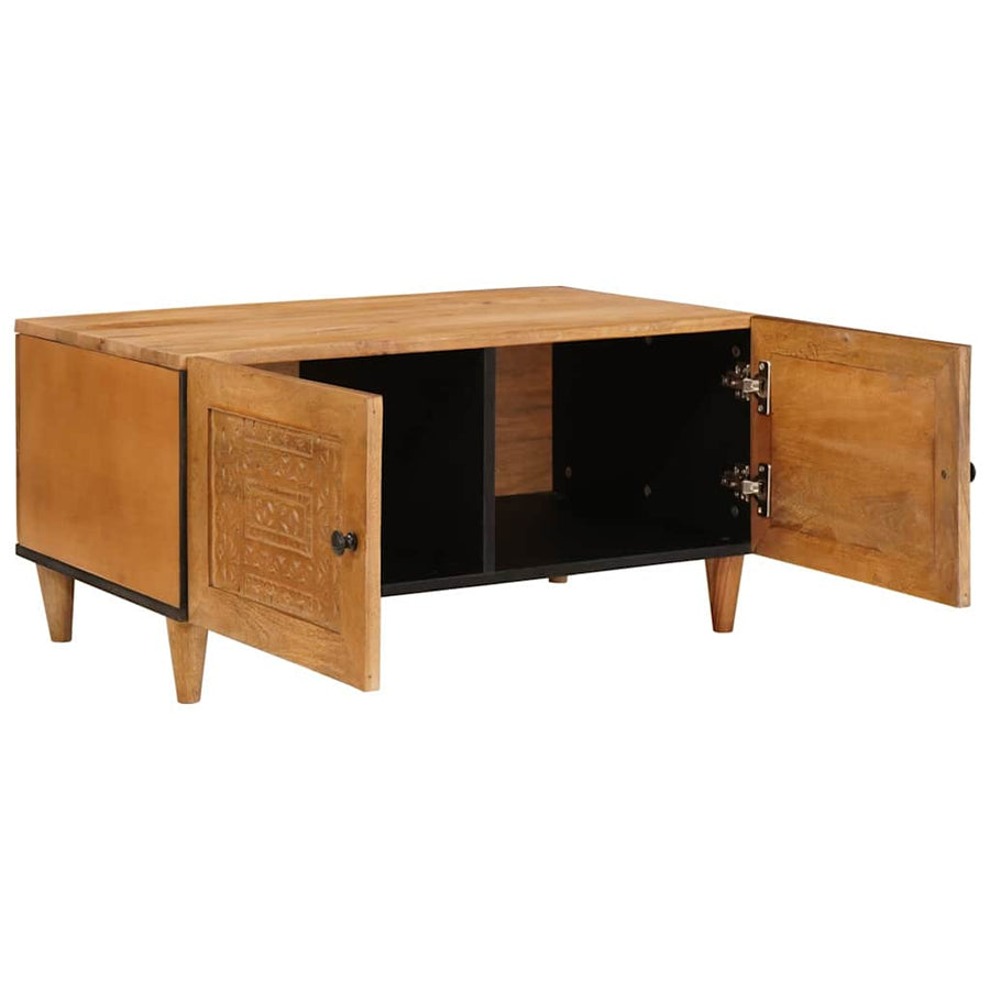 Salontafel Licht Bruin 80 x 50 x 40 cm Massief acaciahout