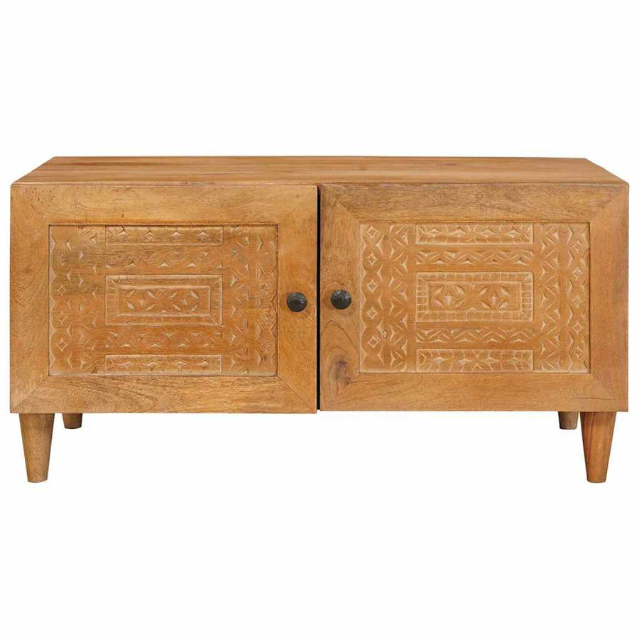 Salontafel Licht Bruin 80 x 50 x 40 cm Massief acaciahout