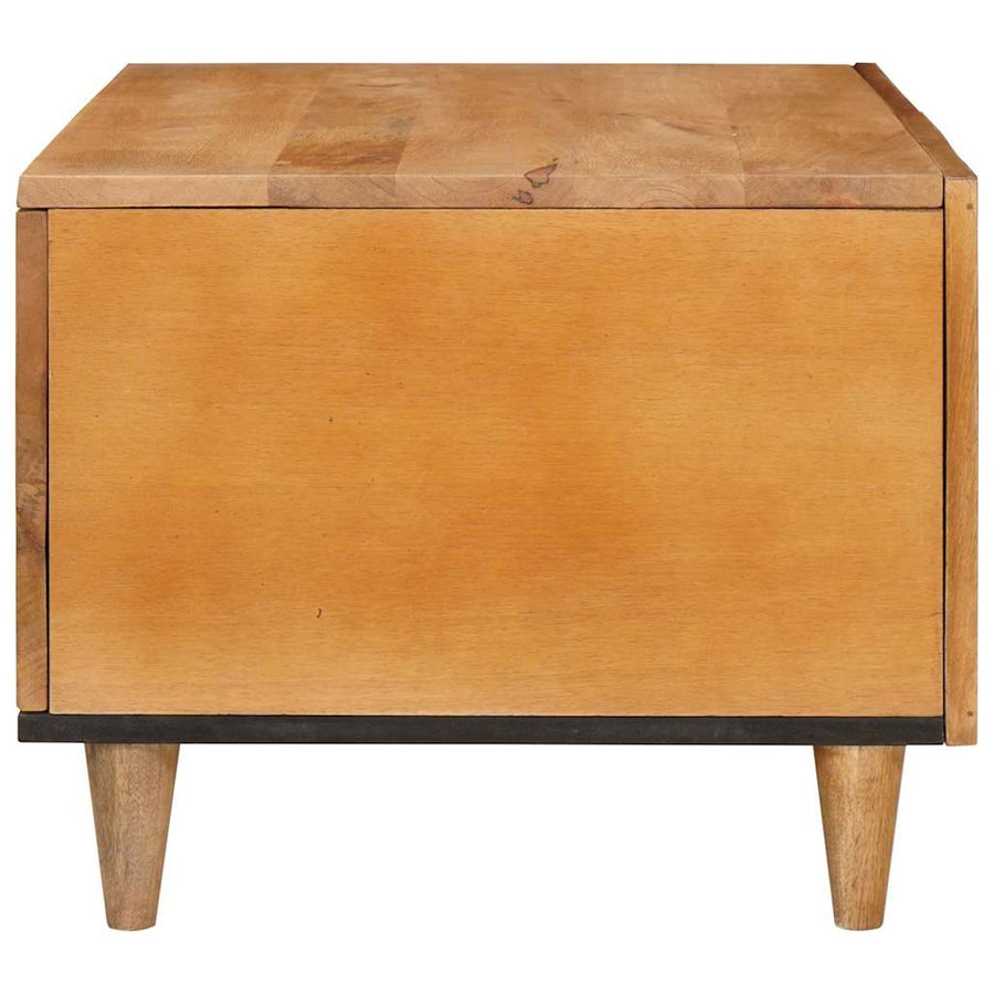 Salontafel Licht Bruin 80 x 50 x 40 cm Massief acaciahout