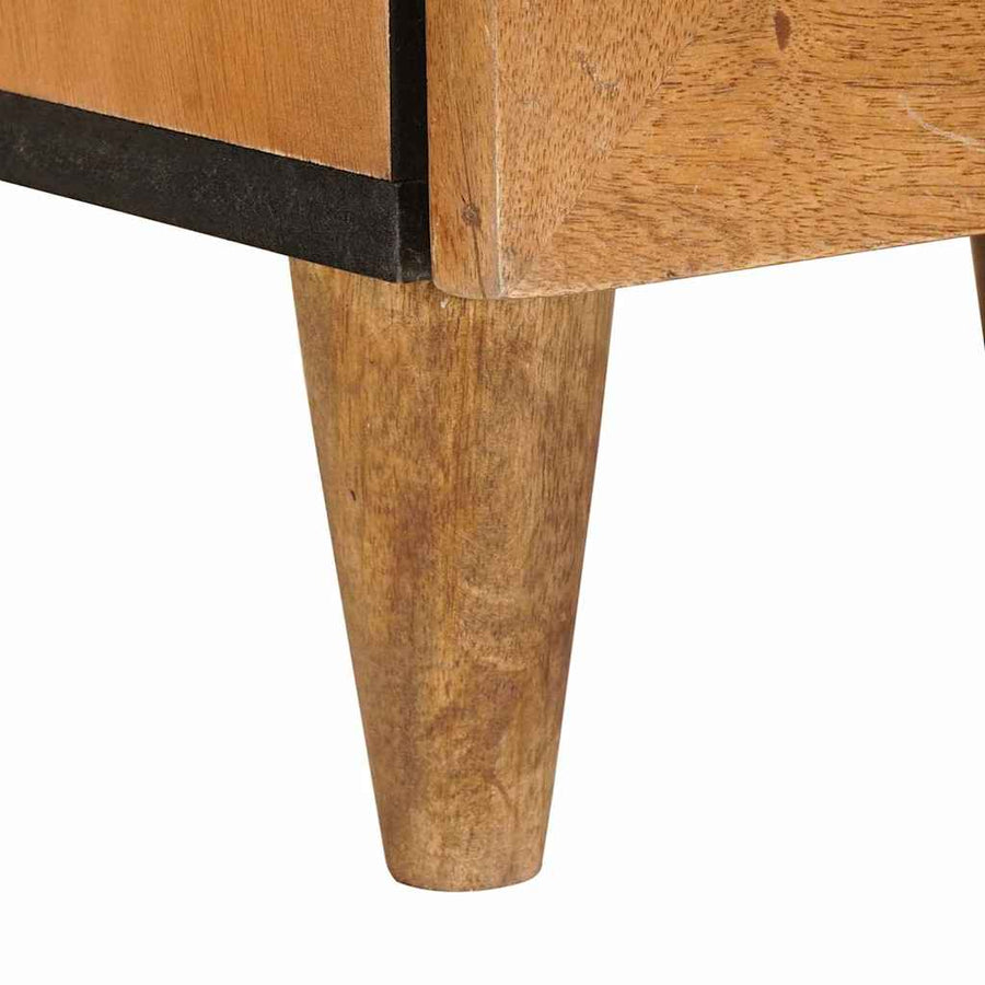 Nachtkastje Licht Bruin 40 x 33 x 46 cm Massief acaciahout