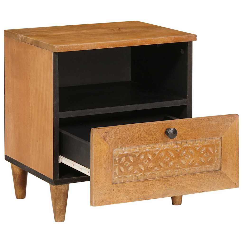 Nachtkastje met lade 2 pcs Licht Bruin 40 x 33 x 46 cm
