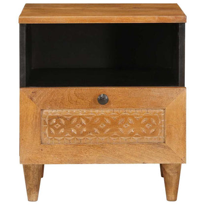 Nachtkastje met lade 2 pcs Licht Bruin 40 x 33 x 46 cm