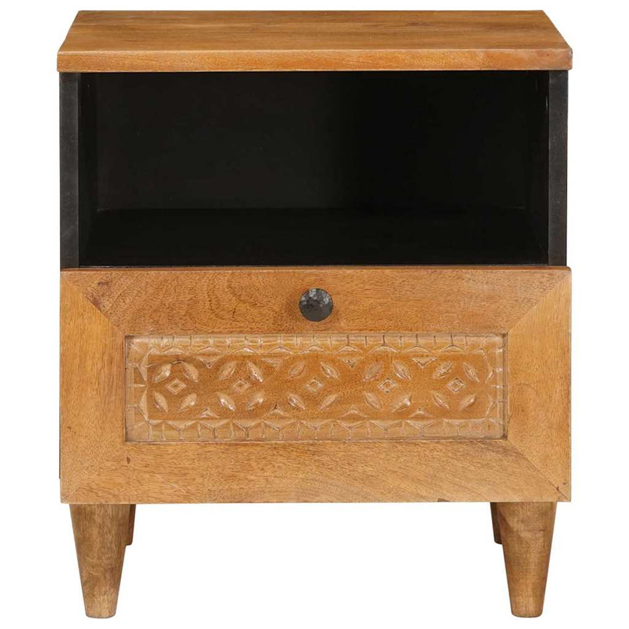 Nachtkastje met lade 2 pcs Licht Bruin 40 x 33 x 46 cm