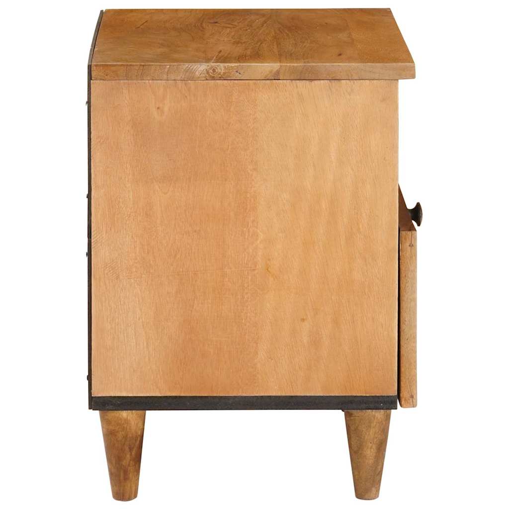 Nachtkastje met lade 2 pcs Licht Bruin 40 x 33 x 46 cm