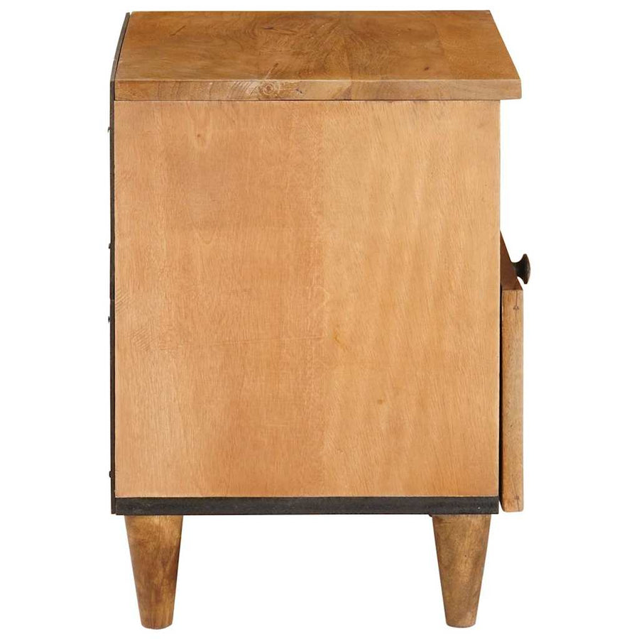 Nachtkastje met lade 2 pcs Licht Bruin 40 x 33 x 46 cm