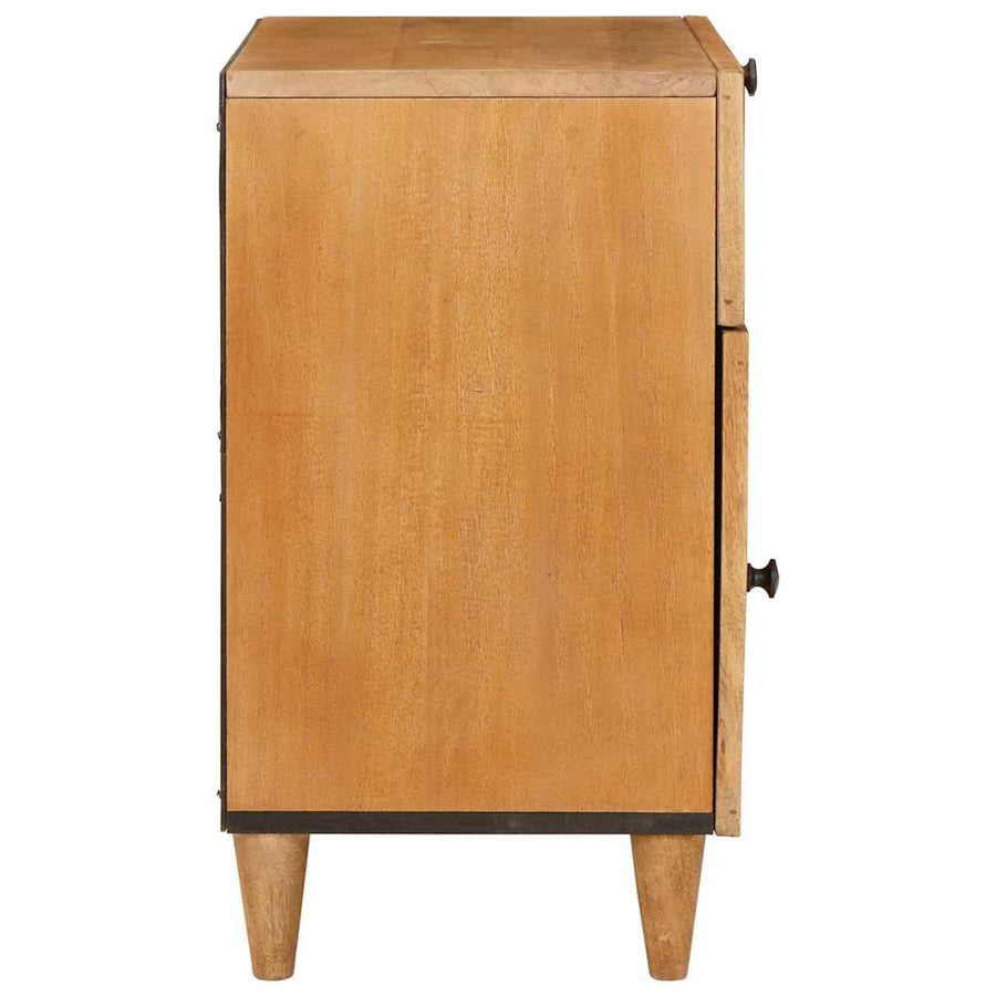 Nachtkastje Licht Bruin 50 x 33 x 60 cm Massief acaciahout