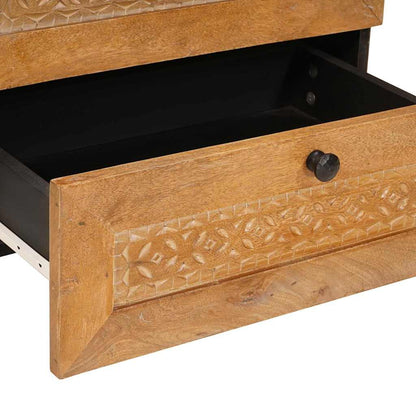 Nachtkastje Licht Bruin 50 x 33 x 62 cm Massief acaciahout