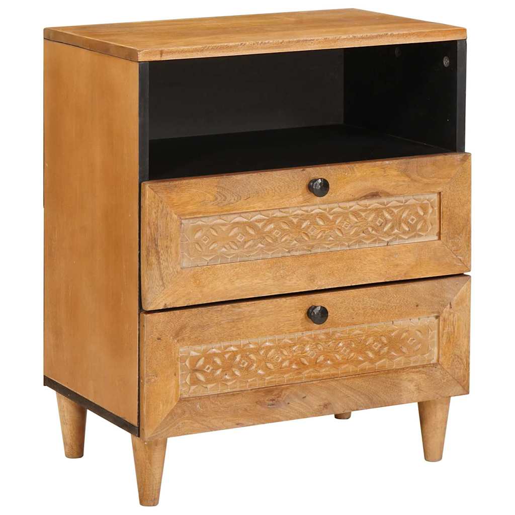 Nachtkastje Licht Bruin 50 x 33 x 62 cm Massief acaciahout