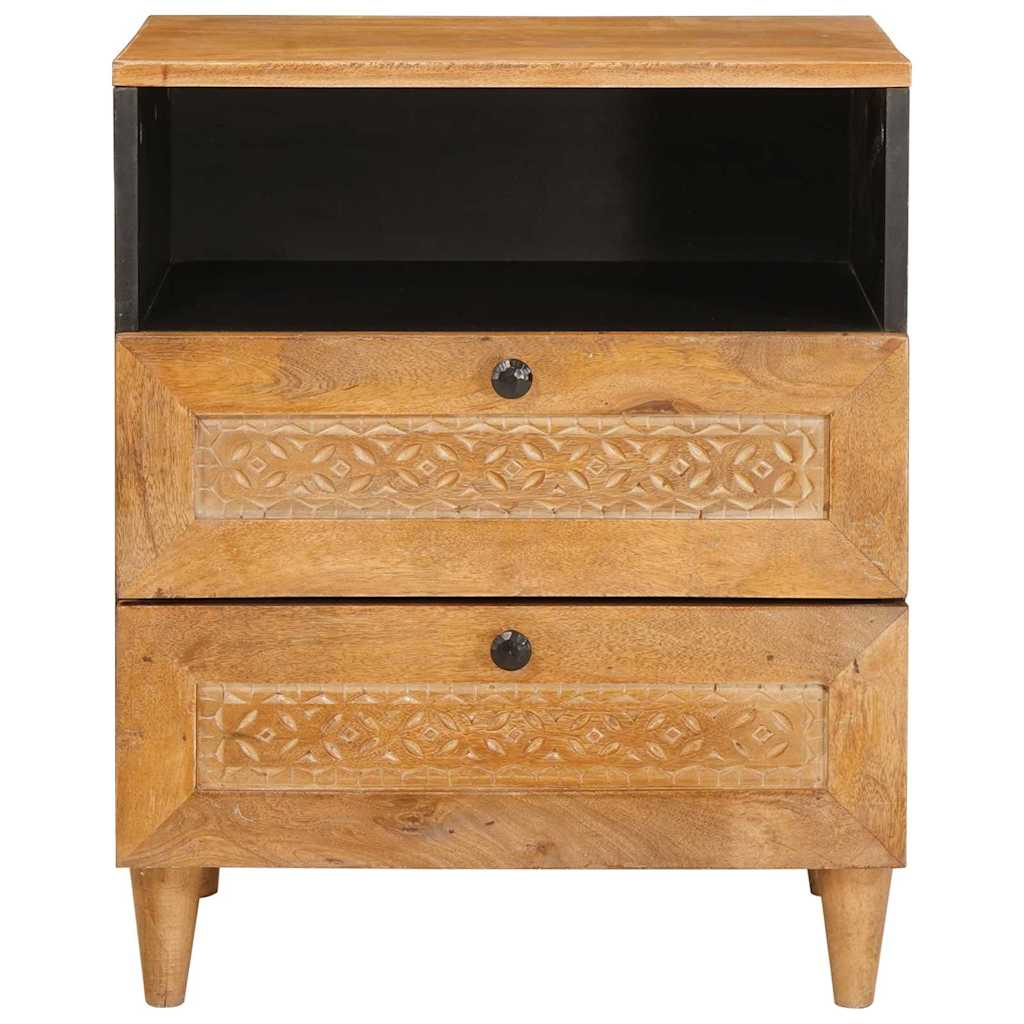 Nachtkastje Licht Bruin 50 x 33 x 62 cm Massief acaciahout