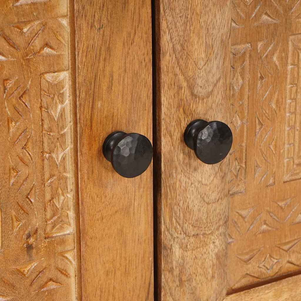 Nachtkastje Licht Bruin 50 x 33 x 60 cm Massief acaciahout