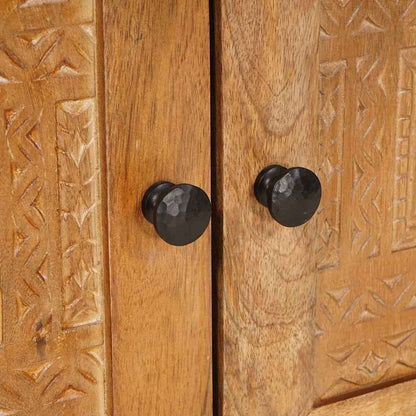 Nachtkastje Licht Bruin 50 x 33 x 60 cm Massief acaciahout