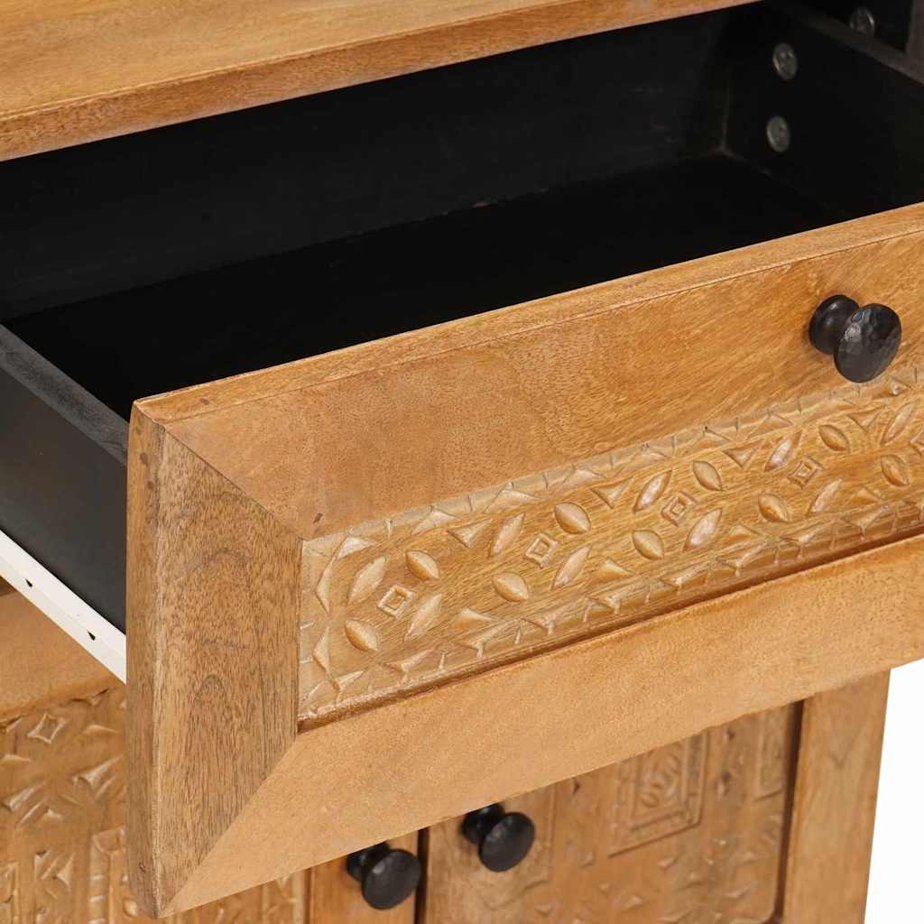 Nachtkastje Licht Bruin 50 x 33 x 60 cm Massief acaciahout