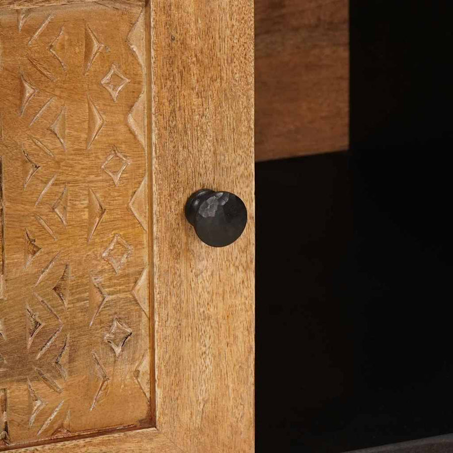 Salontafel Lichtbruin 100 x 54 x 40 cm massief mangohout