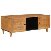 Salontafel 100x54x40 cm massief acaciahout lichtbruin