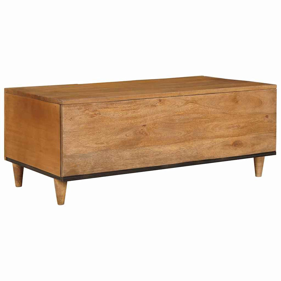 Salontafel Lichtbruin 100 x 54 x 40 cm massief mangohout