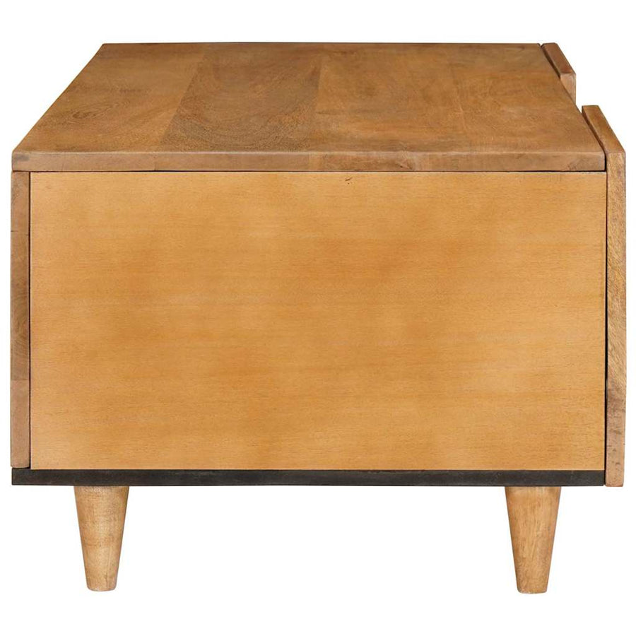 Salontafel Lichtbruin 100 x 54 x 40 cm massief mangohout