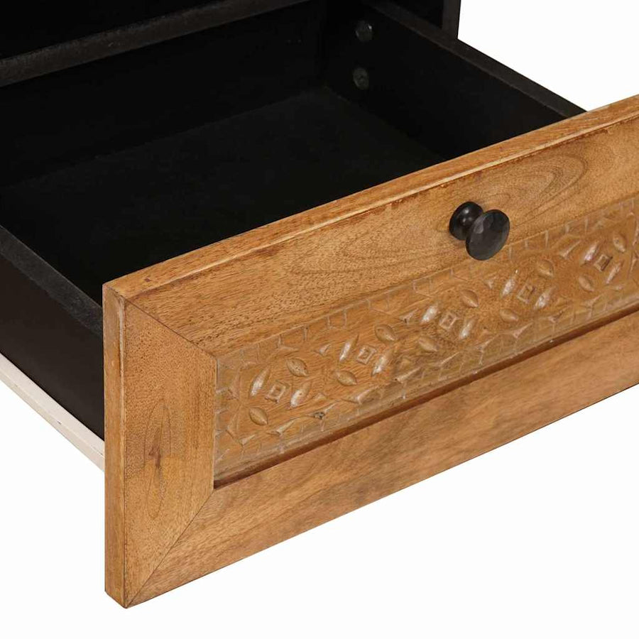 Salontafel Licht Bruin 80 x 54 x 40 cm Massief acaciahout