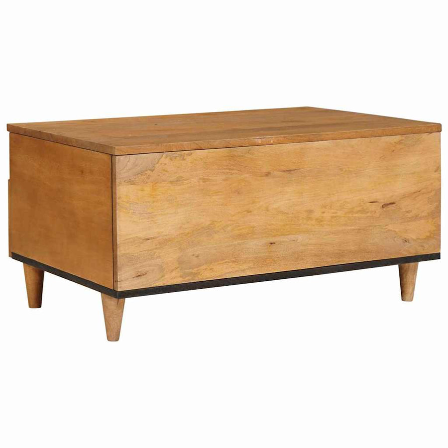 Salontafel Licht Bruin 80 x 54 x 40 cm Massief acaciahout