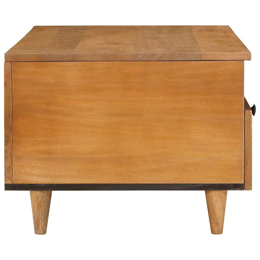 Salontafel Licht Bruin 80 x 54 x 40 cm Massief acaciahout