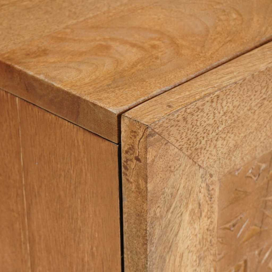 TV Eenheden met lade Licht Bruin 105 x 33 x 46 cm Bewerkt hout
