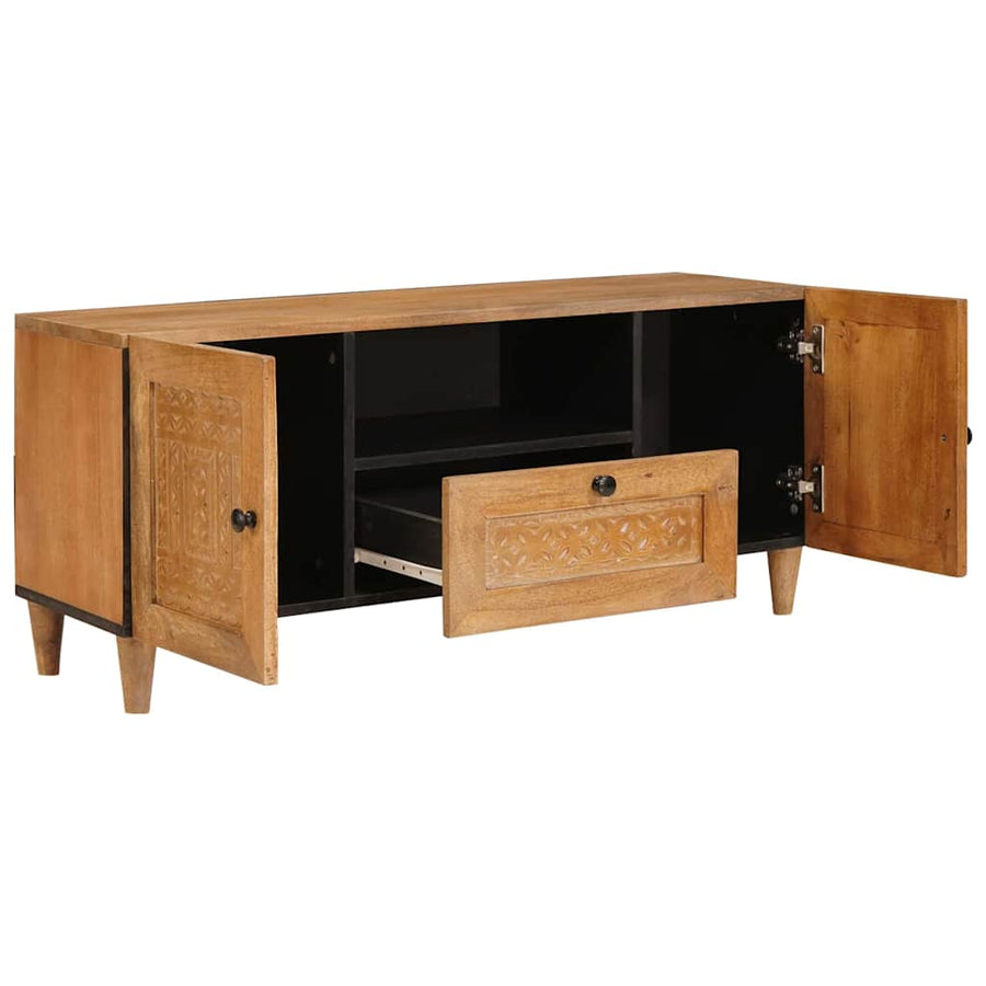 TV Eenheden met lade Licht Bruin 105 x 33 x 46 cm Bewerkt hout