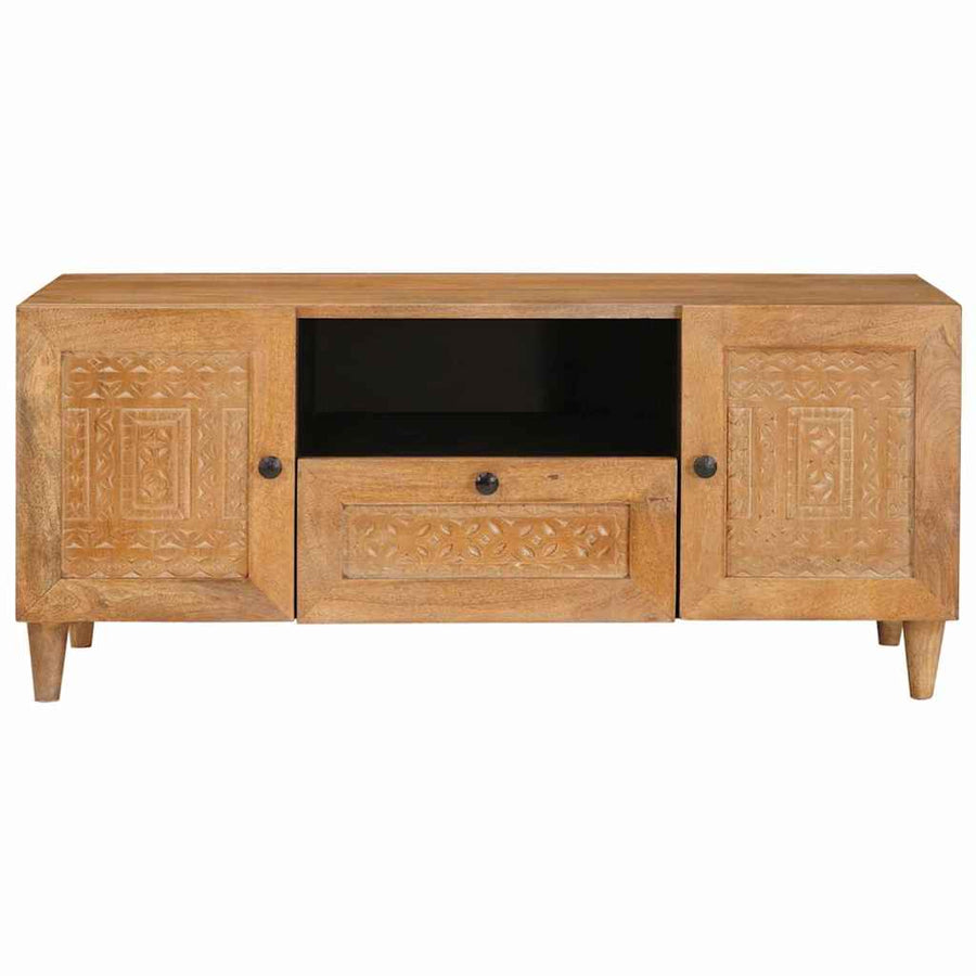 TV Eenheden met lade Licht Bruin 105 x 33 x 46 cm Bewerkt hout