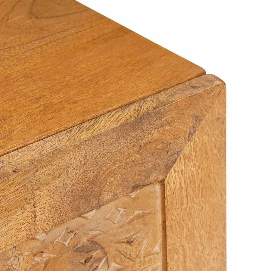 TV Eenheden met plank Licht Bruin 80 x 33 x 46 cm Bewerkt hout