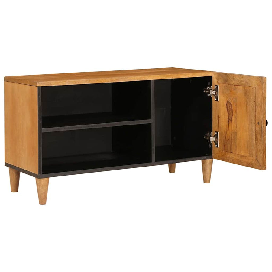 TV Eenheden met plank Licht Bruin 80 x 33 x 46 cm Bewerkt hout