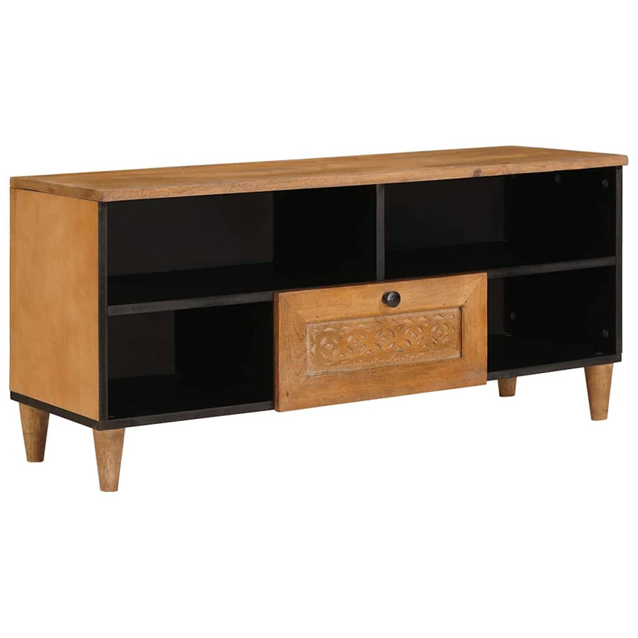 TV Eenheden met lade Licht Bruin 105 x 33 x 46 cm Bewerkt hout