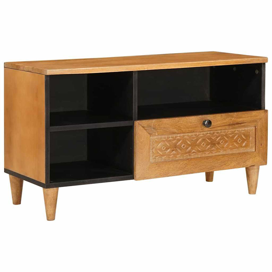 TV Eenheden met lade Licht Bruin 80 x 33 x 46 cm Bewerkt hout