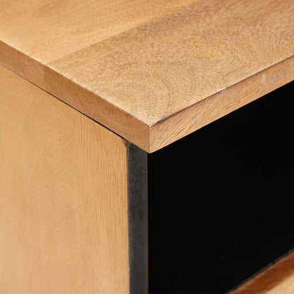 TV-kast met lade Lichtbruin 100 x 33 x 46 cm massief mangohout