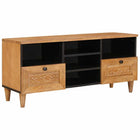 TV meubel 100x33x46 cm mangohout lichtbruin