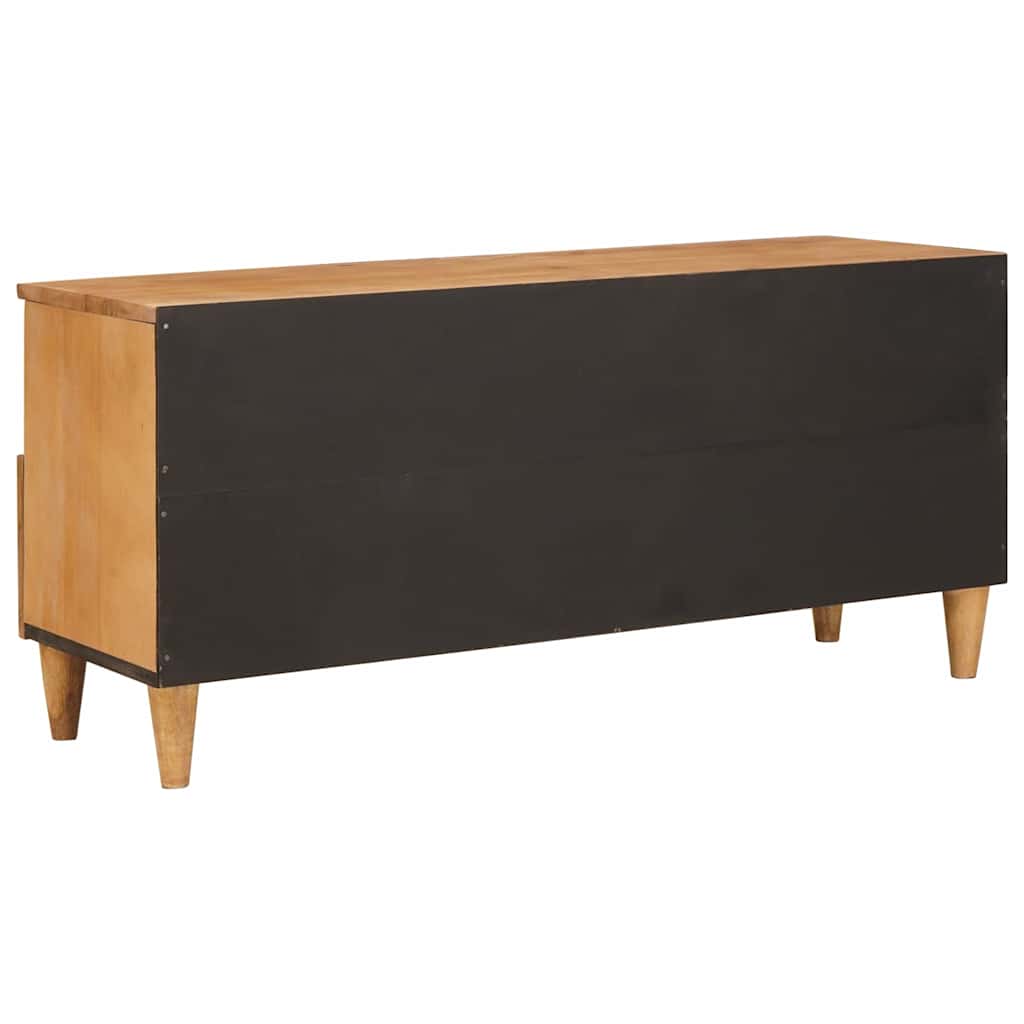 TV-kast met lade Lichtbruin 100 x 33 x 46 cm massief mangohout
