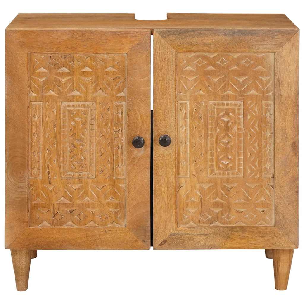 Badkamerkast Wandgemonteerd Licht Bruin 62 x 33 x 58 cm