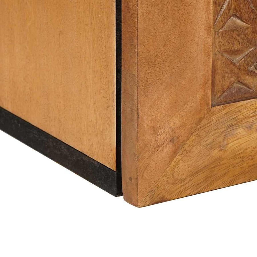 Badkamerkast Licht Bruin 38 x 33 x 48 cm Bewerkt hout