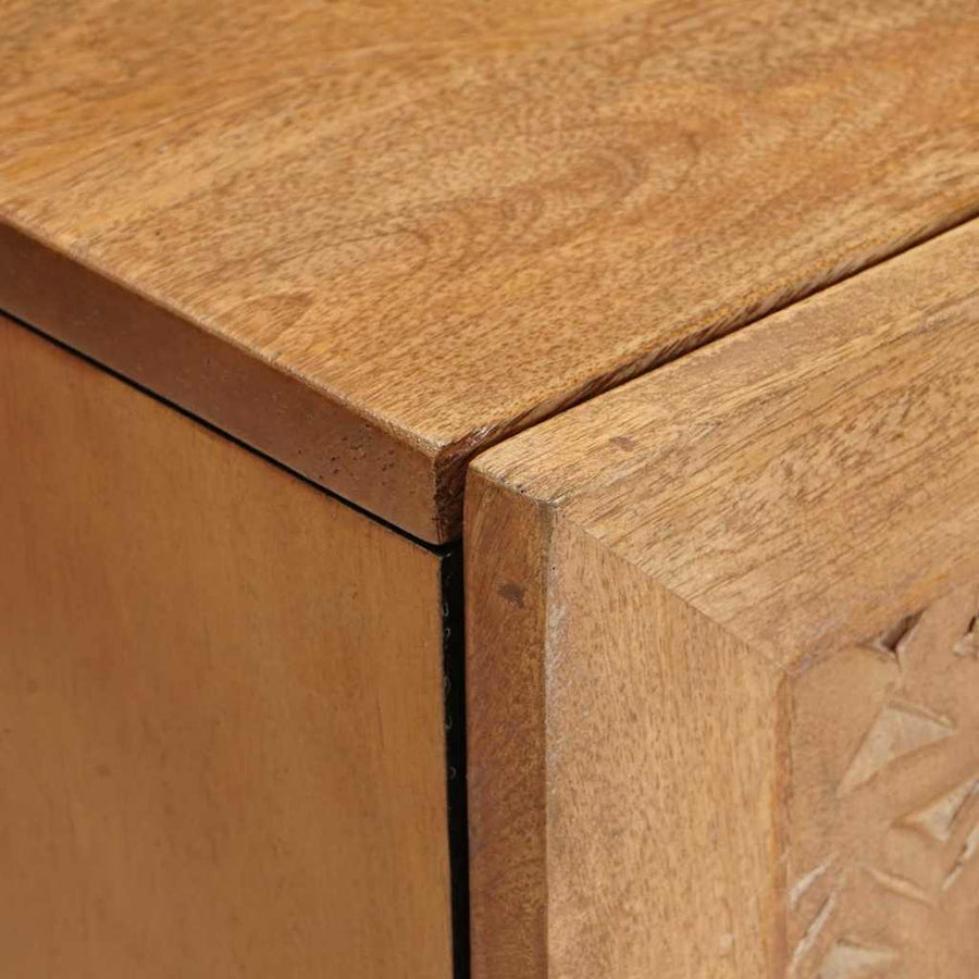 Badkamer Kast Lichtbruin 38 x 33.5 x 160 cm Massief Mango Hout