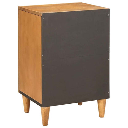 Badkamer Kast Lichtbruin 38 x 33.5 x 160 cm Massief Mango Hout
