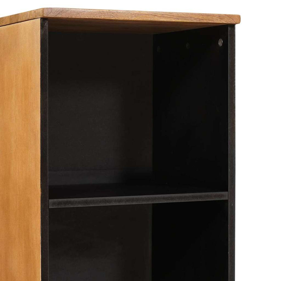 Badkamerkast met lade Licht Bruin 38 x 33 x 160 cm Bewerkt hout