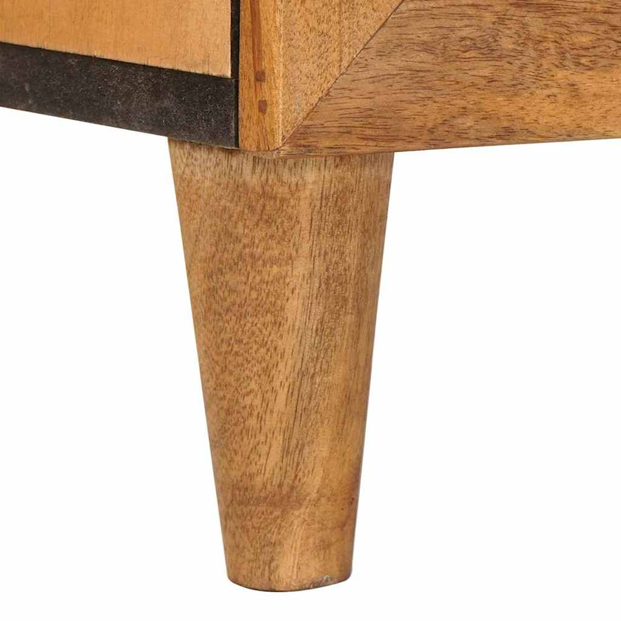 Badkamerkast met lade Licht Bruin 38 x 33 x 160 cm Bewerkt hout