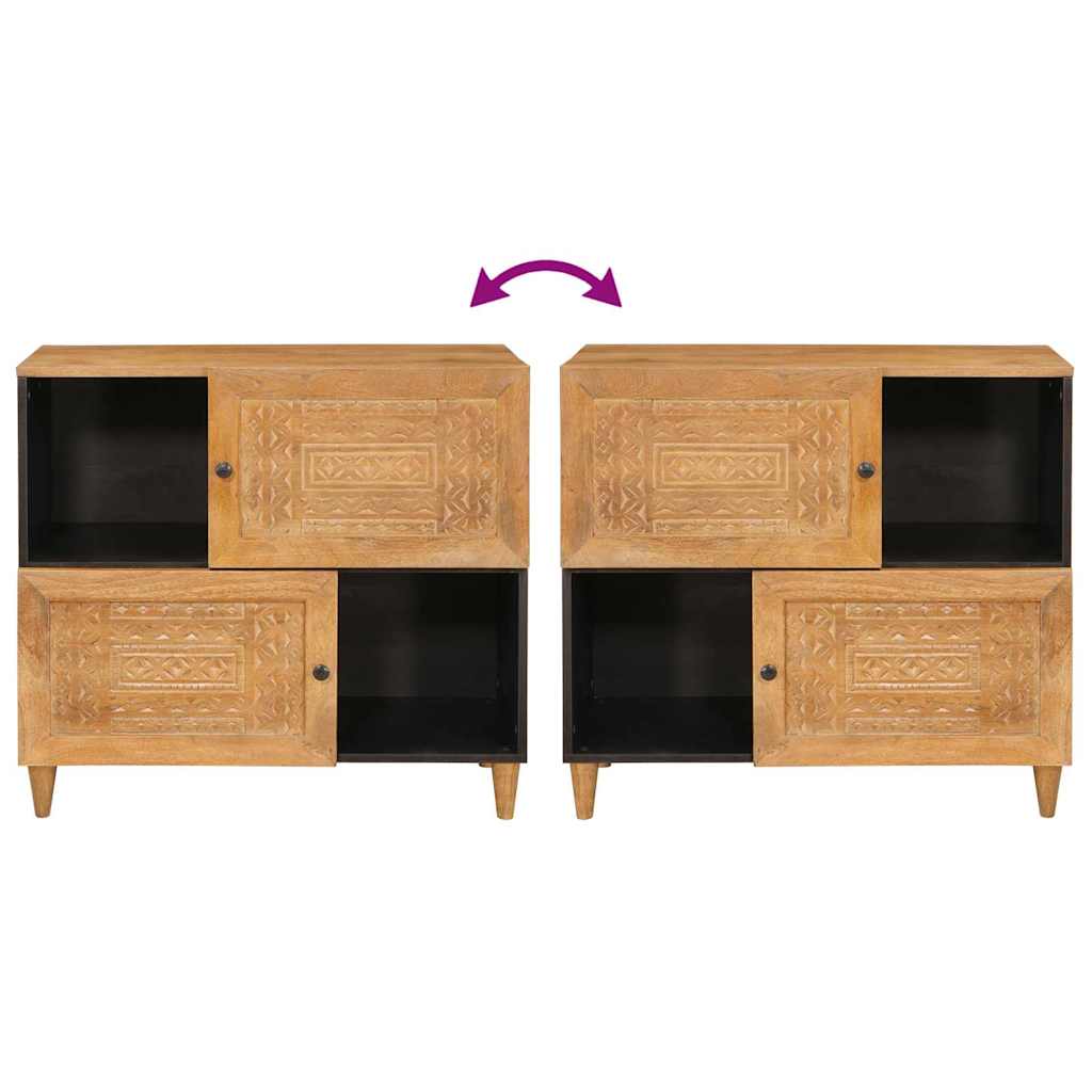 Dressoir Lichtbruin Massief mango-hout en samengesteld hout