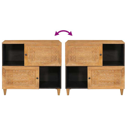 Dressoir Lichtbruin Massief mango-hout en samengesteld hout