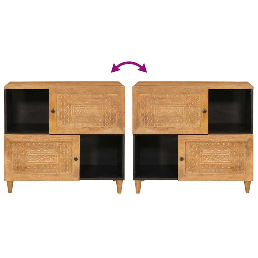 Dressoir Lichtbruin Massief mango-hout en samengesteld hout