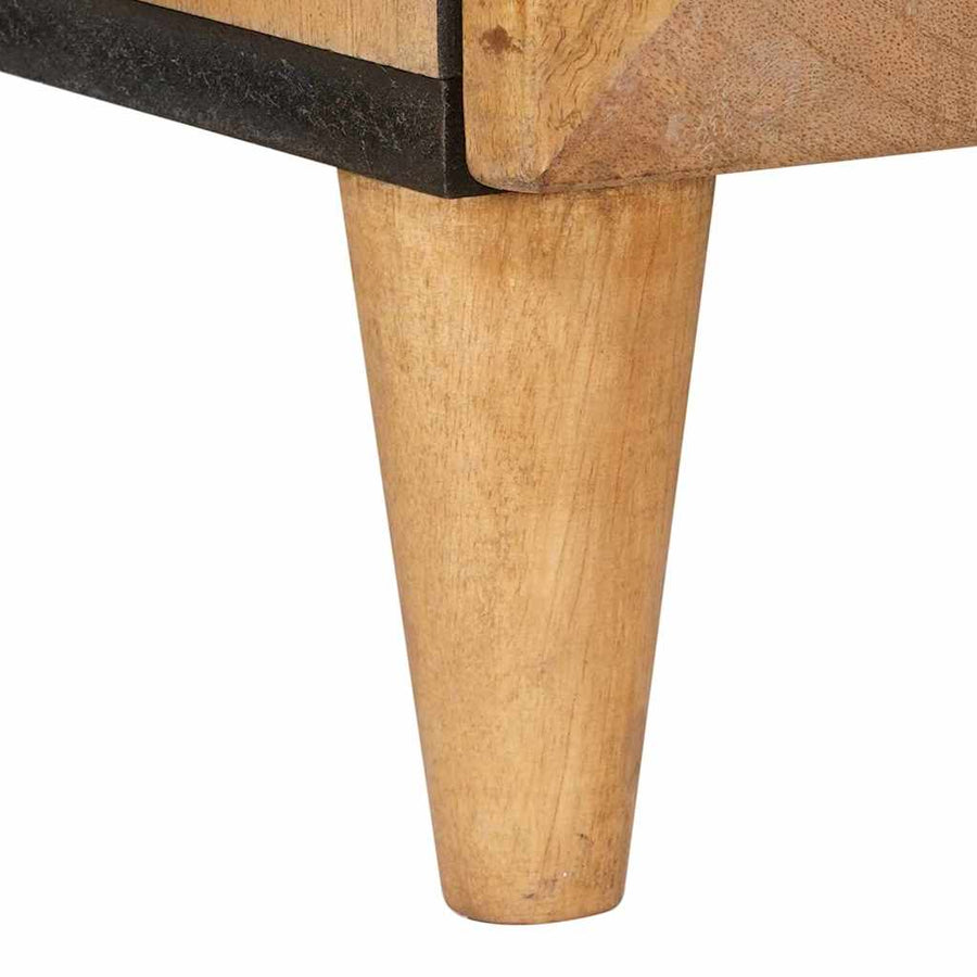 Highboard Lichtbruin 40 x 33 x 110 cm massief mangohout