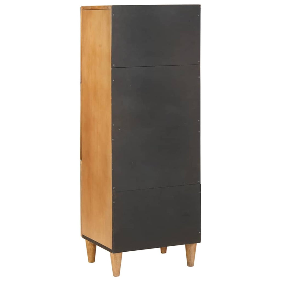 Highboard Lichtbruin 40 x 33 x 110 cm massief mangohout