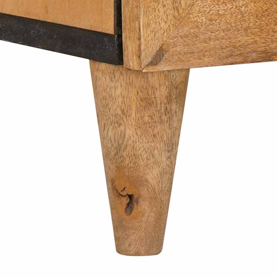 Highboard Lichtbruin 60 x 33 x 100 cm massief mangohout