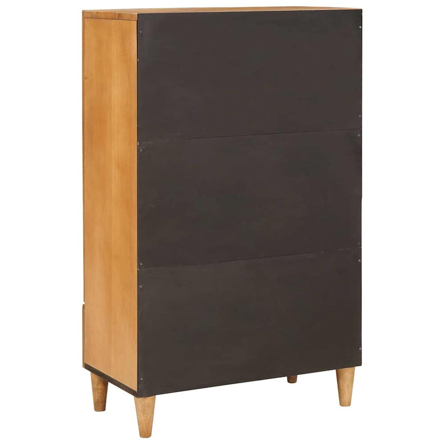 Highboard Lichtbruin 60 x 33 x 100 cm massief mangohout
