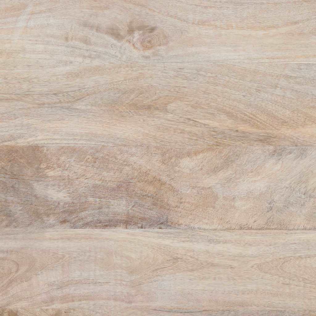 Nachtkastje met lade Beige 40 x 33 x 46 cm Massief acaciahout